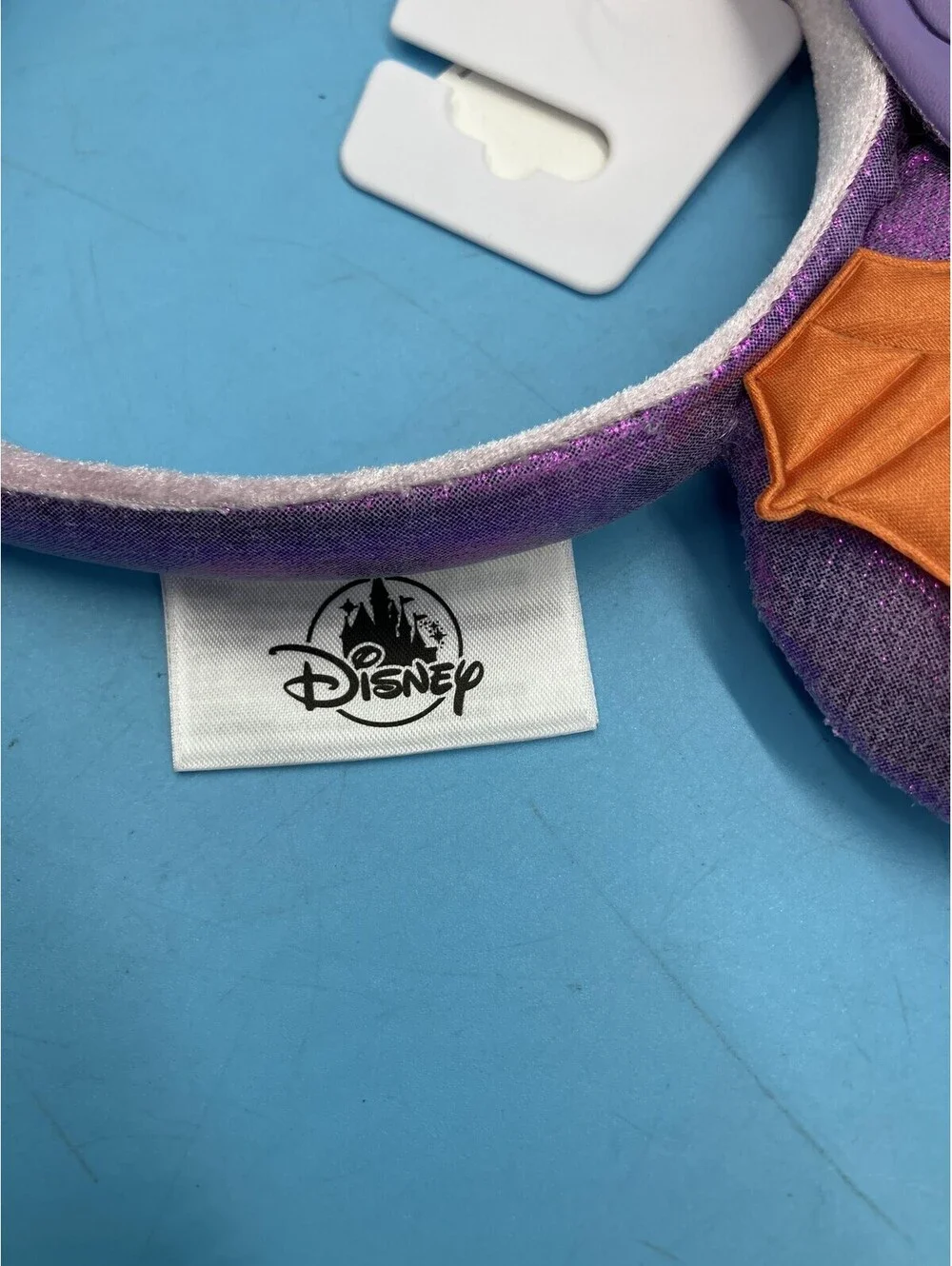 Disney Headband Womens One Size Purple Orange Figment Dragon Epcot Ears